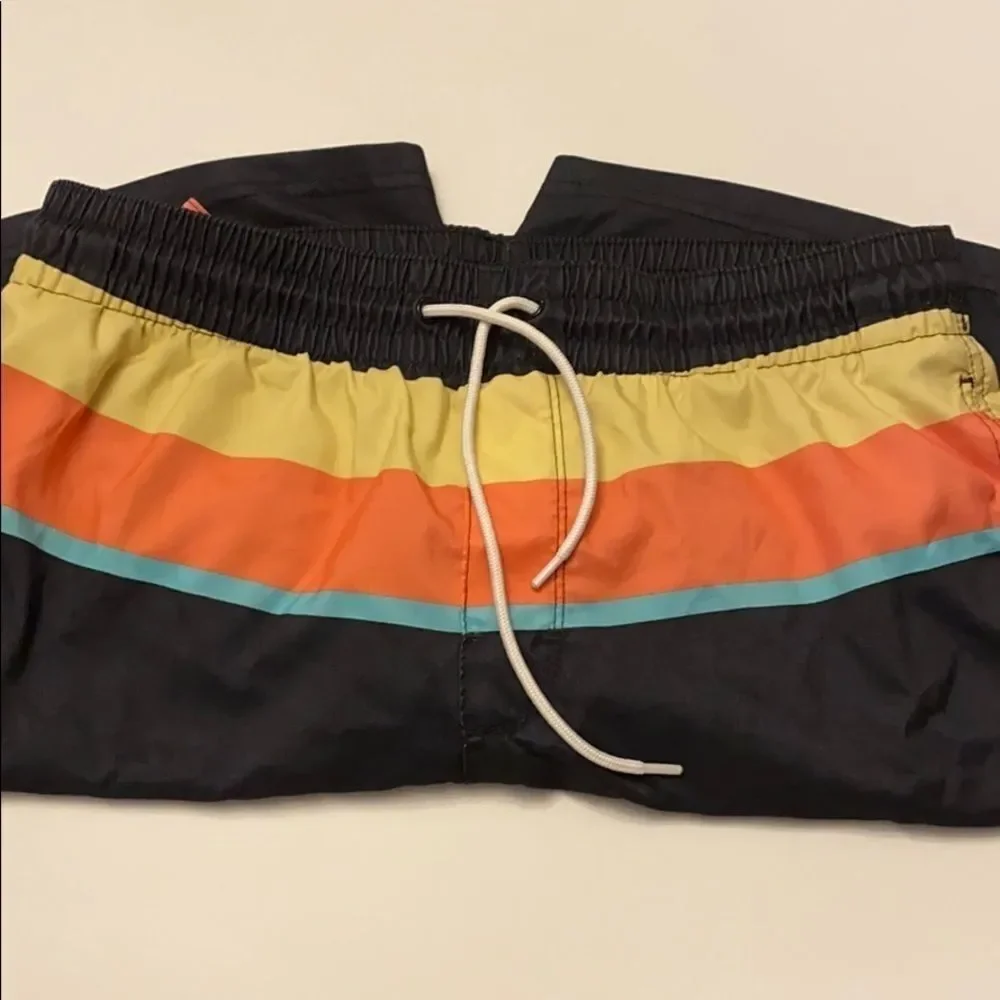 Old Navy Swim Trucks Charcoal Grey Multi Medium